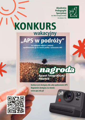 Plakat Konkurs wakacyjny