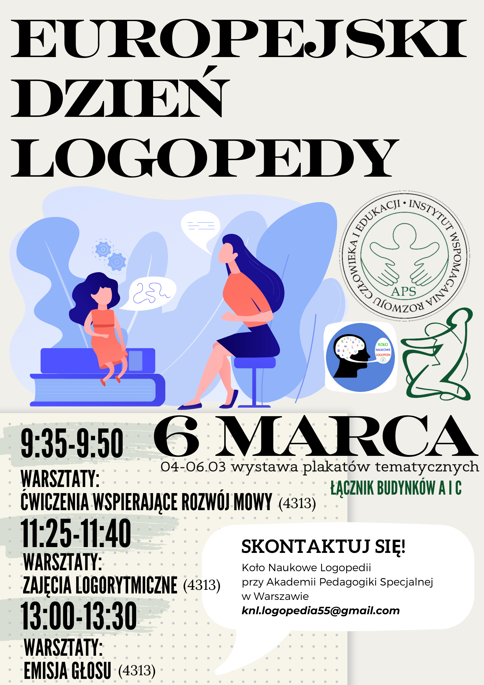 skrótowy program, kontakt: knl.logopedia55@gmail.com