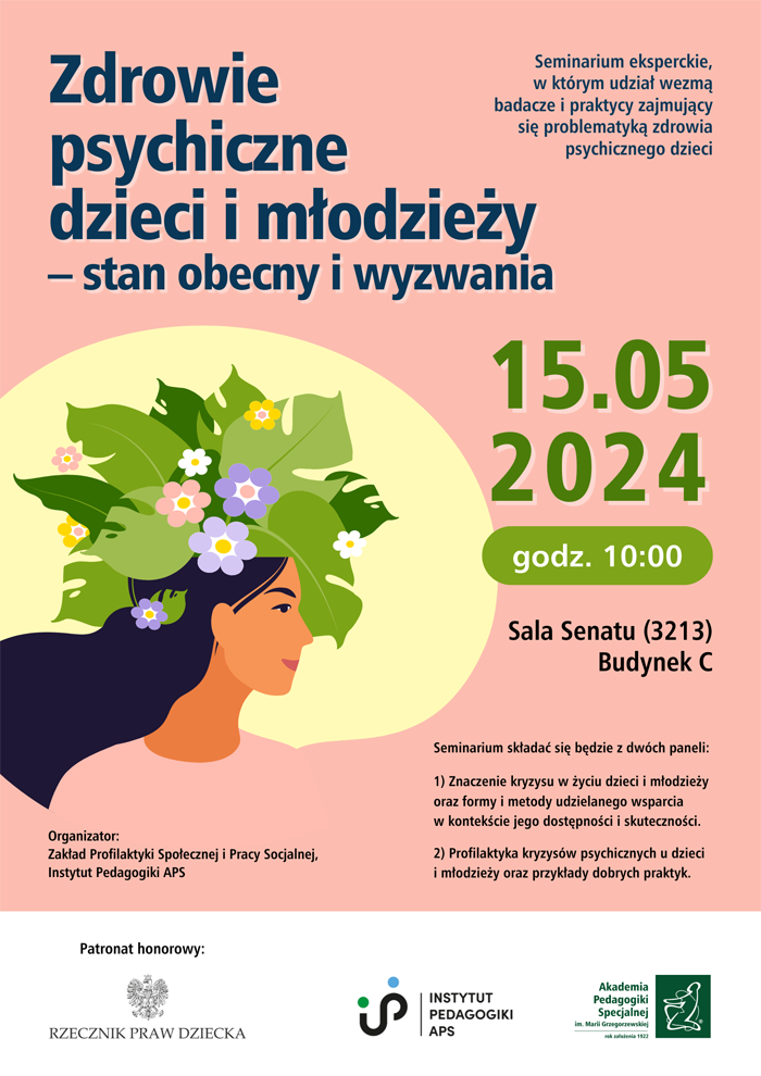 plakat zapraszający na seminarium