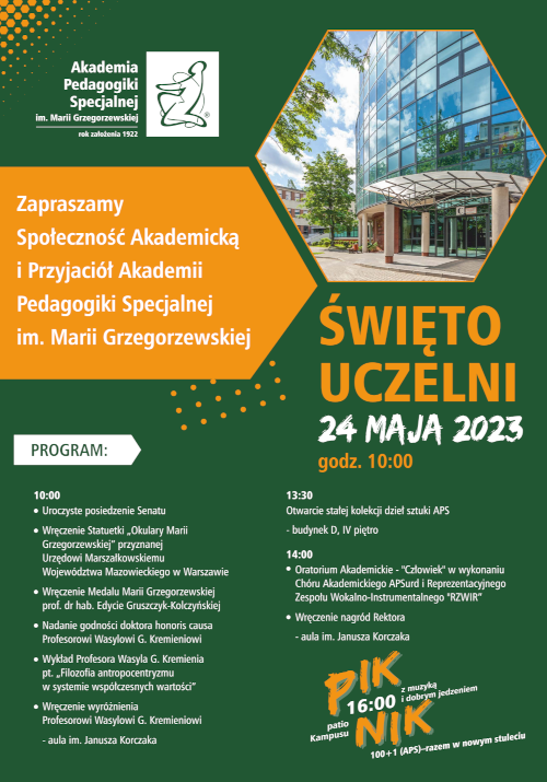 Święto Uczelni, 24 maja 2023