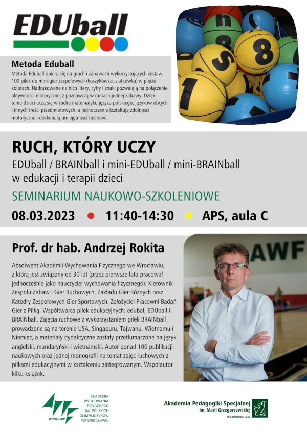 Plakat warsztaty Eduball